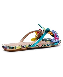 Betsey Johnson NY 花柄キャミ グリーン/USA製 HARLEN BERRY MULTI Clear Wedge Heel | Women's Strawberry